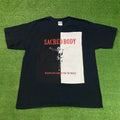 Other Vintage Y2k Sacred Body Jesus Tee Scarface Parody Black Whit