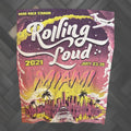Fruit Of The Loom Vintage Rolling Loud 2021 Miami Concert Shirt Asap Rocky Dmx Travis Scott Adult La Hoodie, Sweatshirt