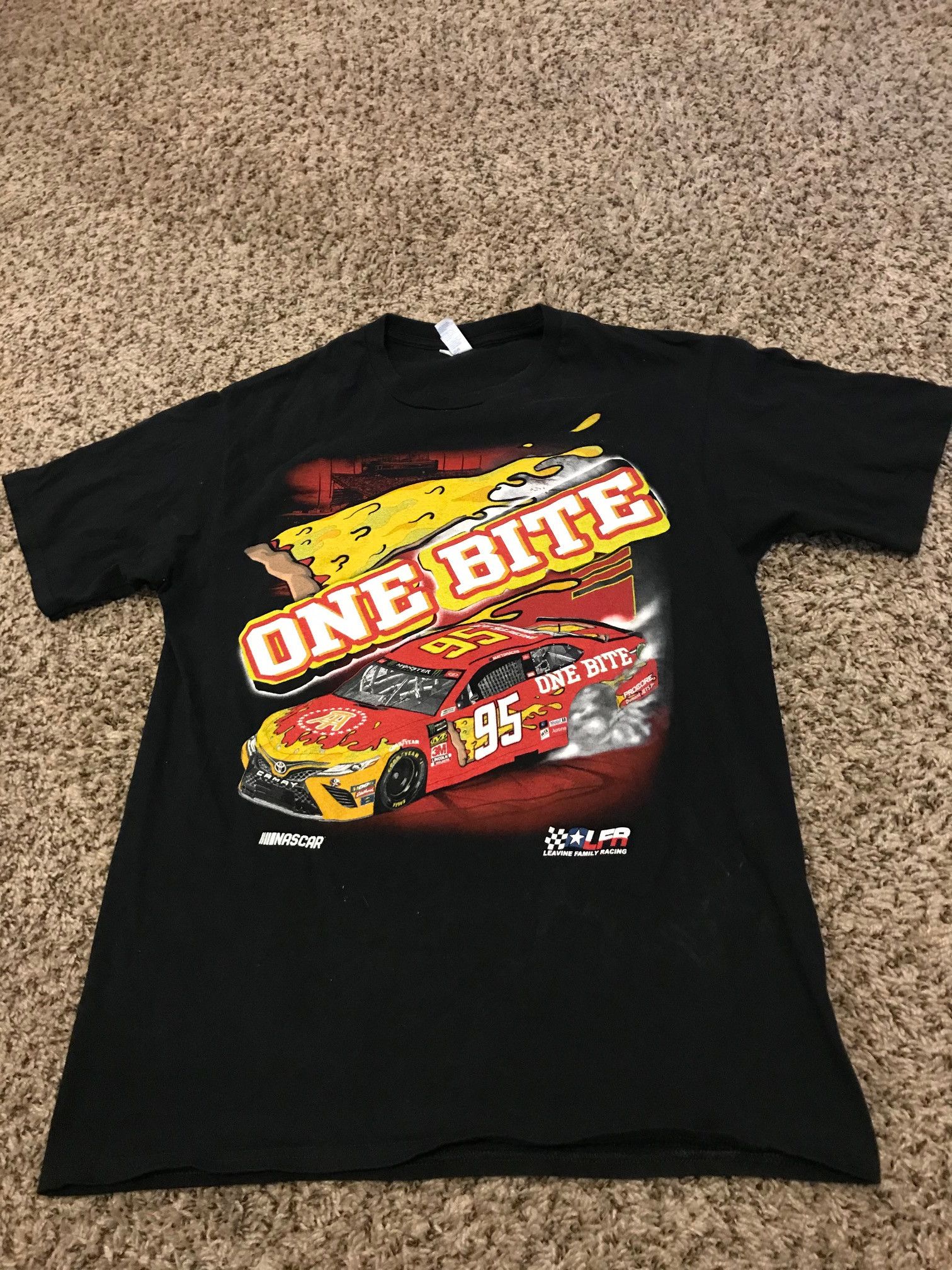 Nascar X Vintage Vintage Nascar T Shirt Lfr One Bite 95 Camry Pizza Racing Hoodie, Sweatshirt | FlexRushtees.com