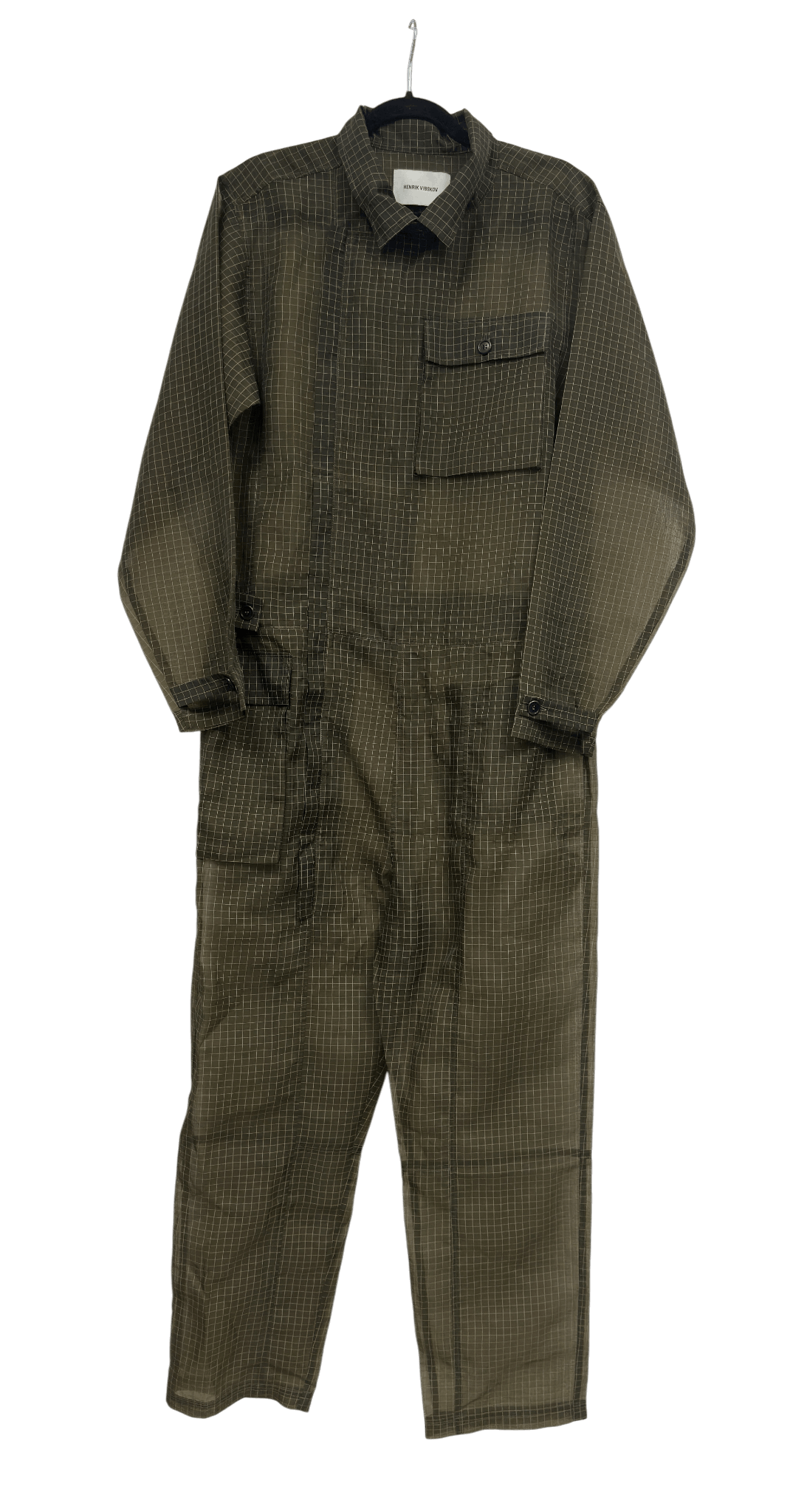 Henrik Vibskov Check Trancparent Jumpsuit T-Shirts, Hoodie, Sweatshirt | FlexRushtees.com