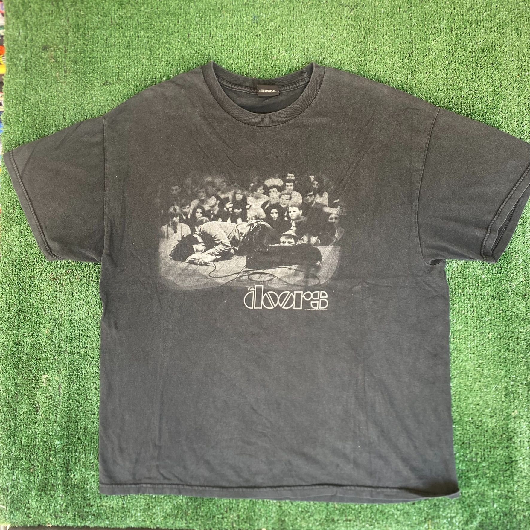 Vintage Y2k The Doors Shirt Retro Hippie 60s Rock Band Tee