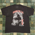 Vintage Godzilla Shirt Mens Xl Black Movie Crewneck Tee Gojira Kaiju Toho Gojira Tee 60s 70s 90s Car