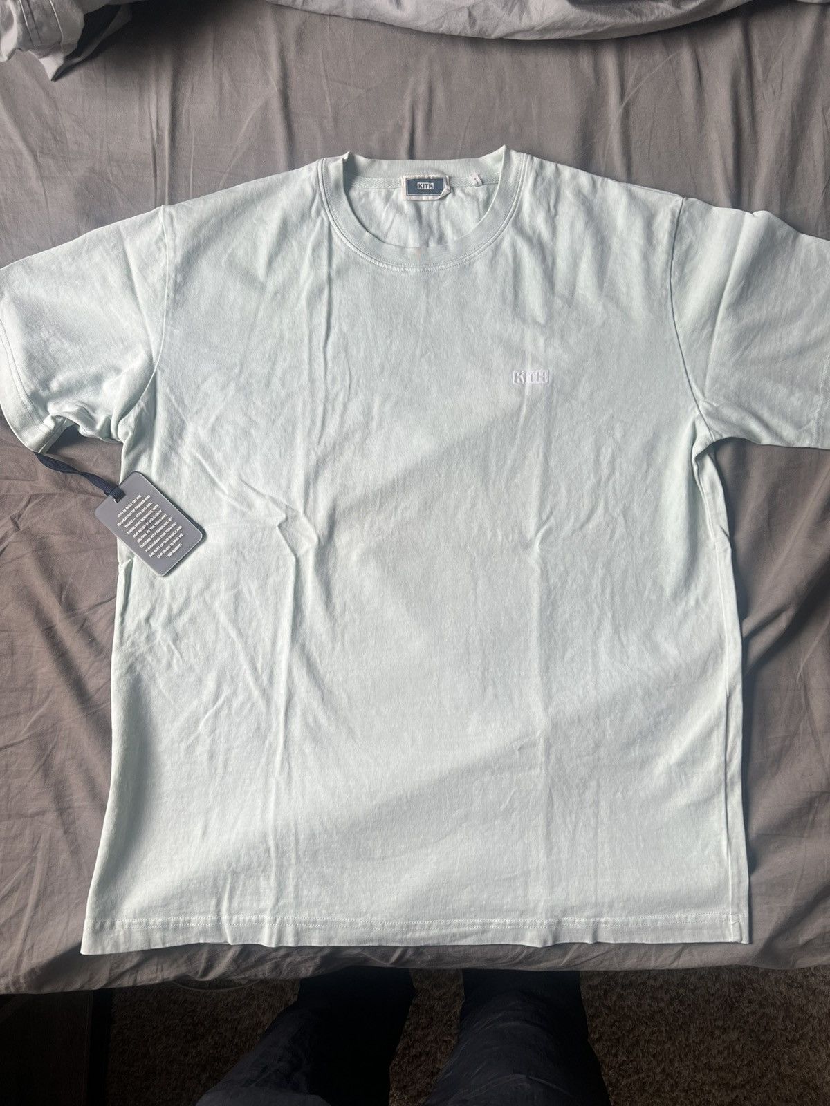 Kith Short Sleeve Lax Tee Patina Green Hoodie, Sweatshirt | FlexRushtees.com