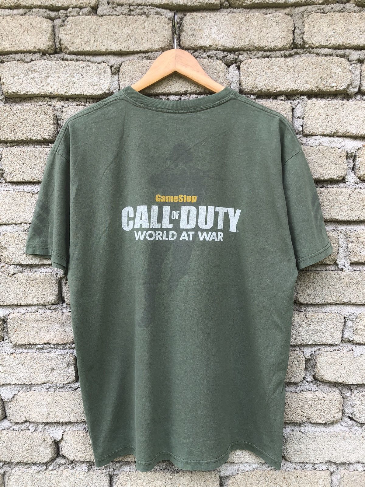 Playstation Vintage Sunfaded Call Of Duty Advance Team Backhit Tee
