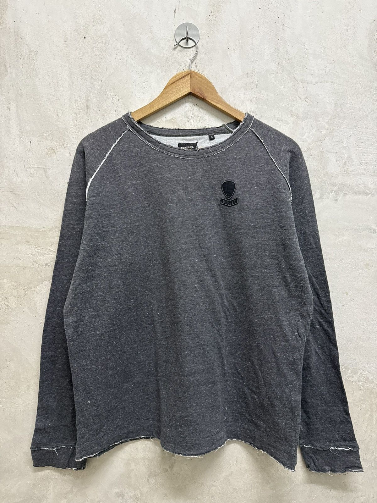 2000s Archive Diesel Ls Distressed Styled Tees Hoodie, Sweatshirt | FlexRushtees.com