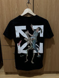 White Off White Dancing Skeleton T Shirt Hoodie, Sweatshirt | FlexRushtees.com