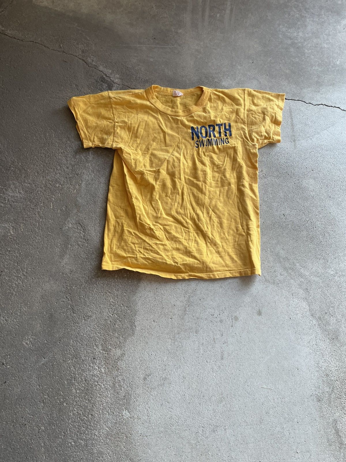 Vintage 60s North Swimming Boxy T Shirt