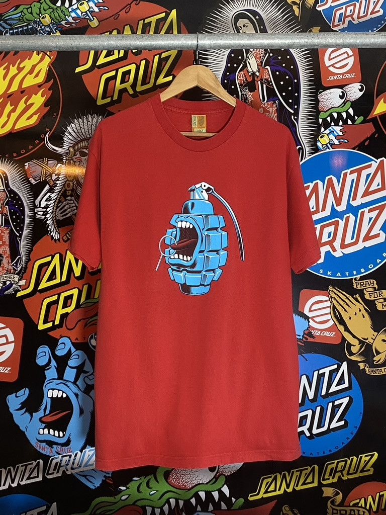 Santa Cruz Skateboards 2007 Grenade X Jim Phillips Artist Series Screaming Hand Tee