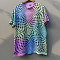 Vintage Psychedelic 90s Very Rare Tie Dye Tee