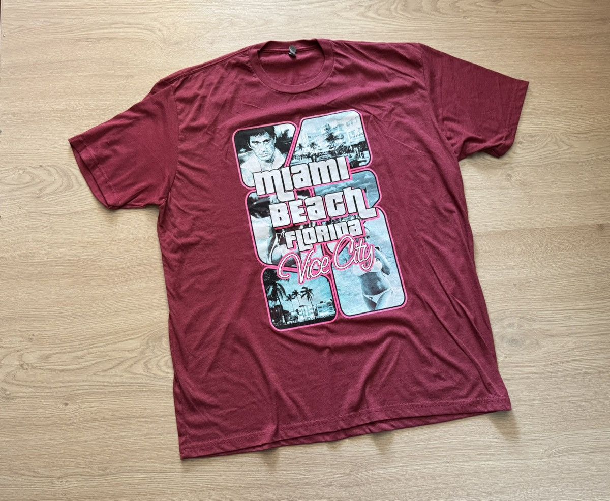 The Game Miami Beach Florida Vice City Scarface Movie T Shirt Hoodie, Sweatshirt | FlexRushtees.com
