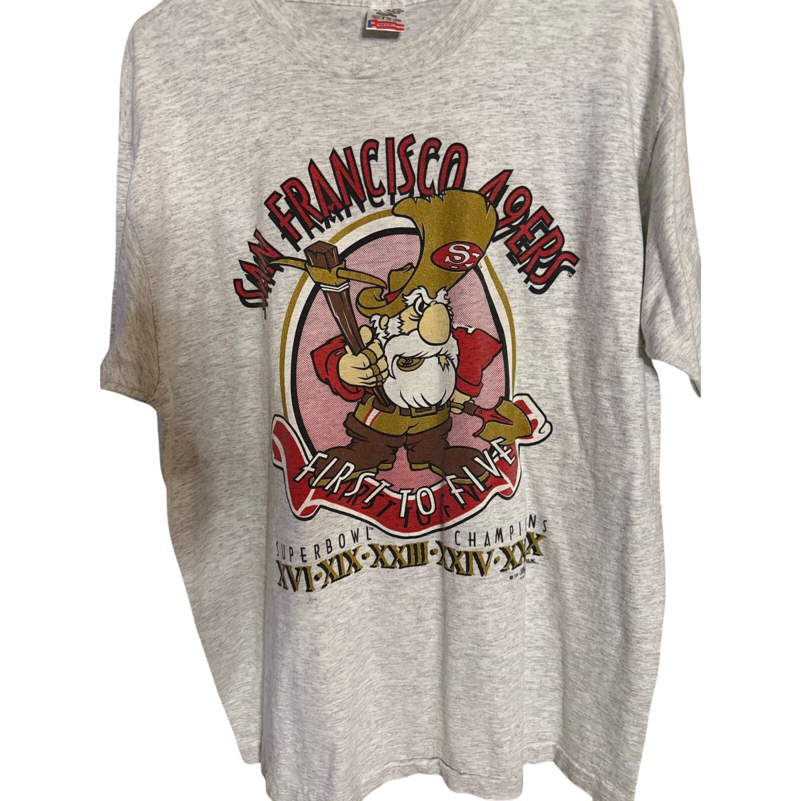 Fruit Of The Loom Vintage San Fransisco 49ers Tee