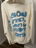 Stones Throw Records Madlib Hoodie Sound Ancestors Large Cream Blue Pre Order
