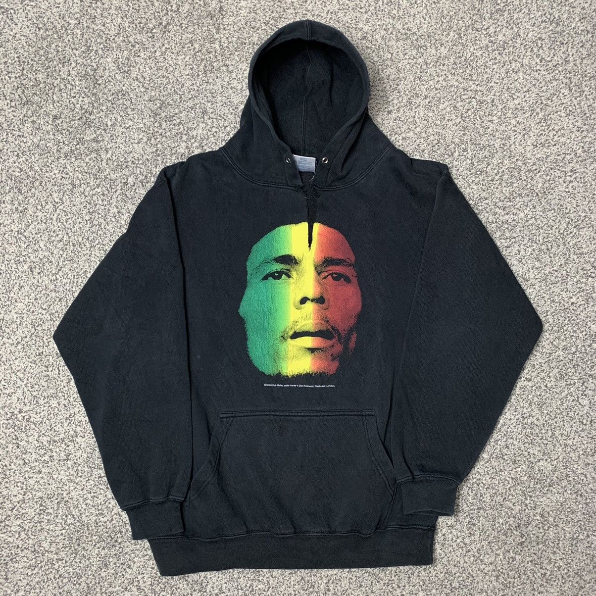 Rap Tees X Vintage 2004 Bob Marley Hoodie Sweatshirt | FlexRushtees.com