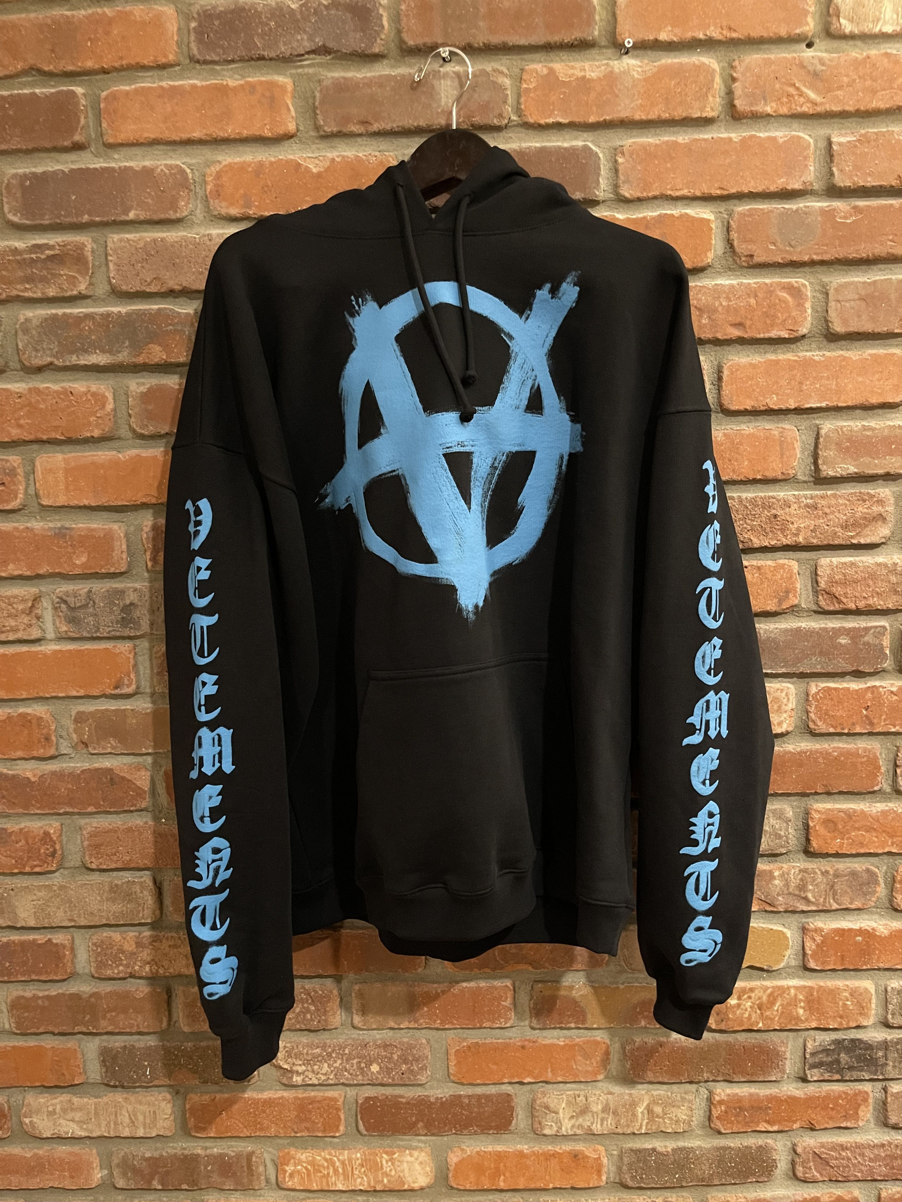 Vetements Double Anarchy Oversized Hoodie T-Shirts, Sweatshirt | FlexRushtees.com