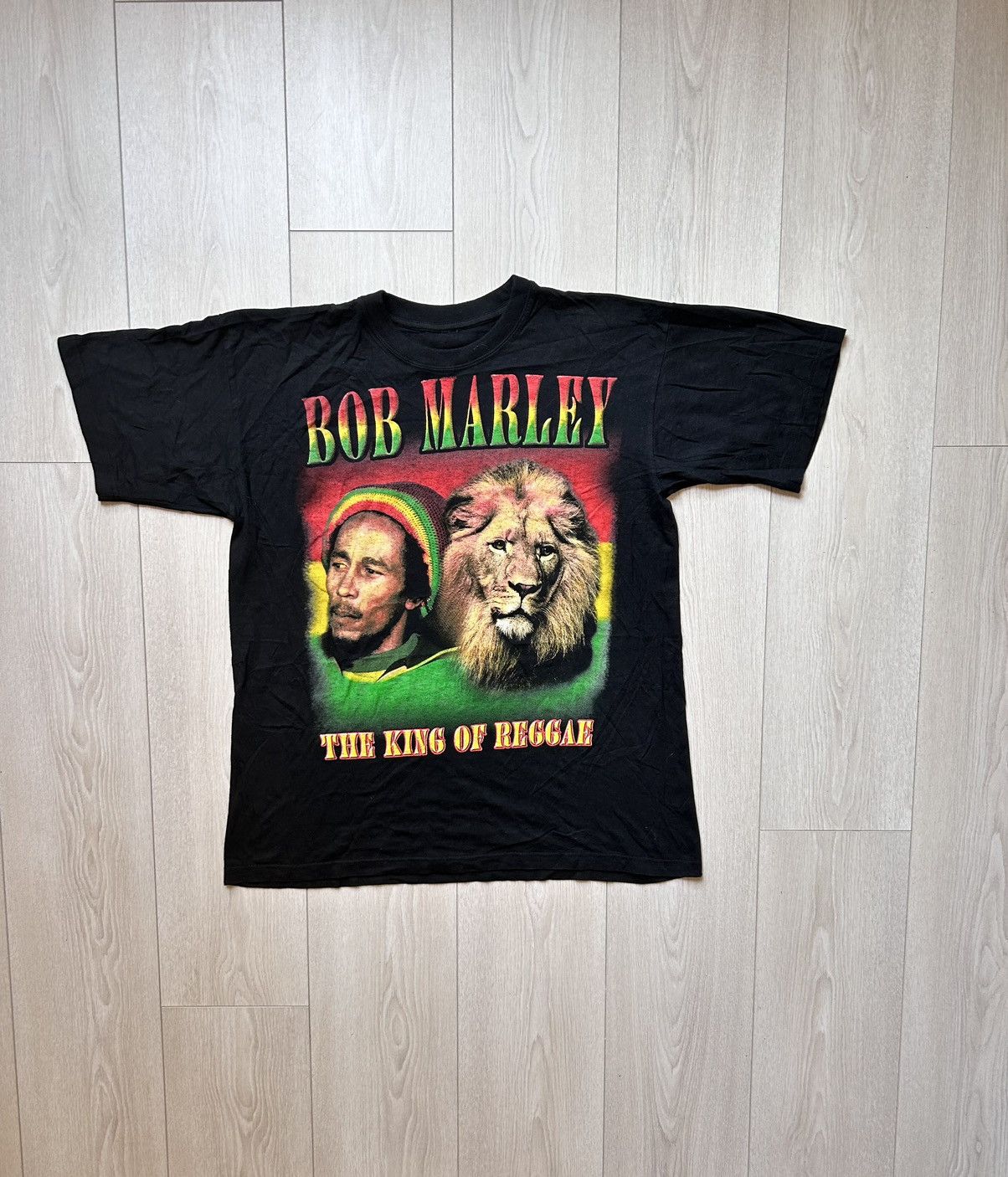 Bob Marley X Vintage Bob Marley 2000 The King Of Reggae Vintage Tee Hoodie, Sweatshirt | FlexRushtees.com