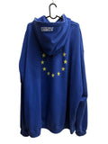 Vetements Aw18 Europe Flag Oversized Hoodie T-Shirts, Sweatshirt | FlexRushtees.com