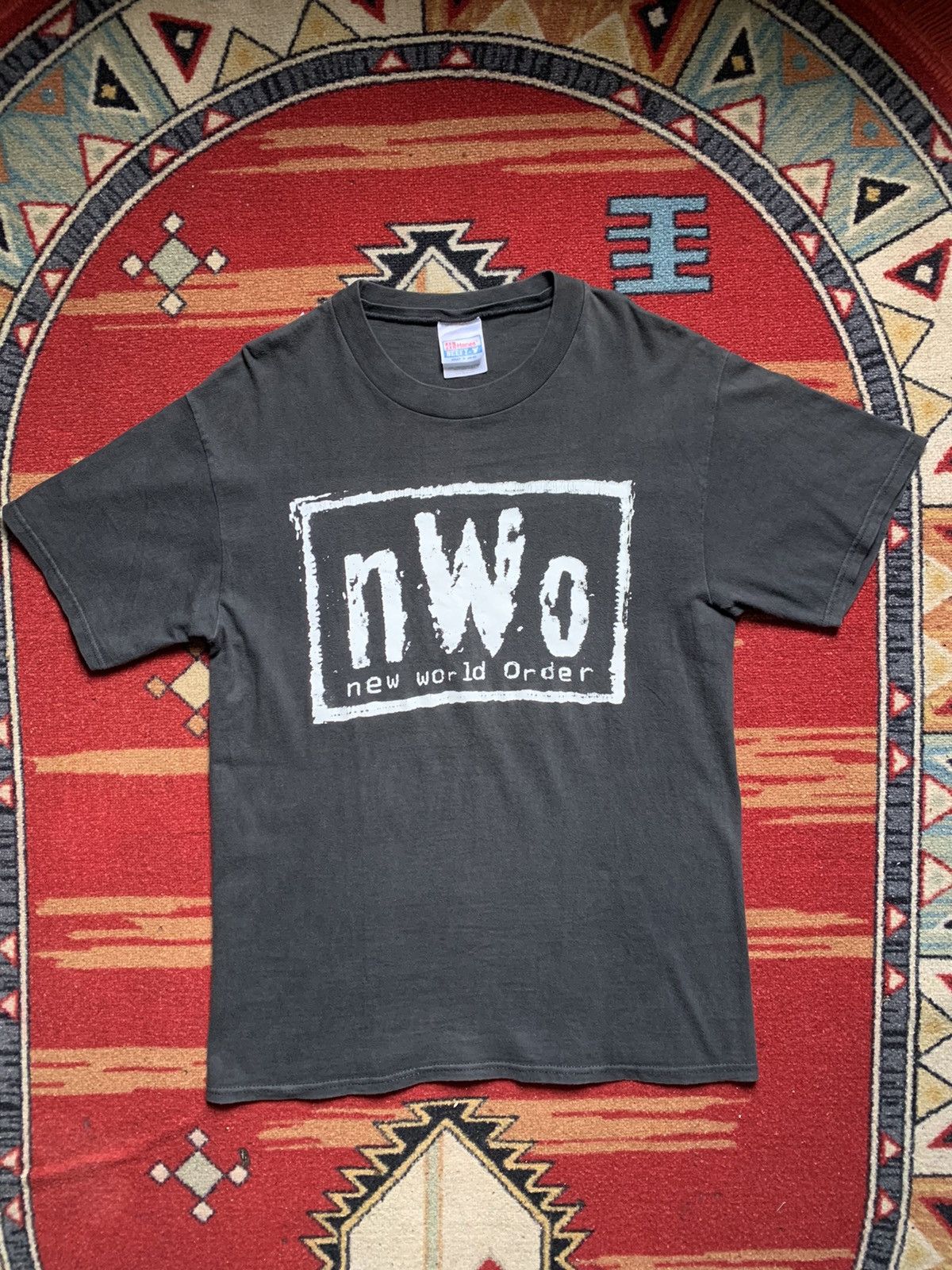 Vintage New World Order Logo Vintage Tees Hoodie, Sweatshirt | FlexRushtees.com