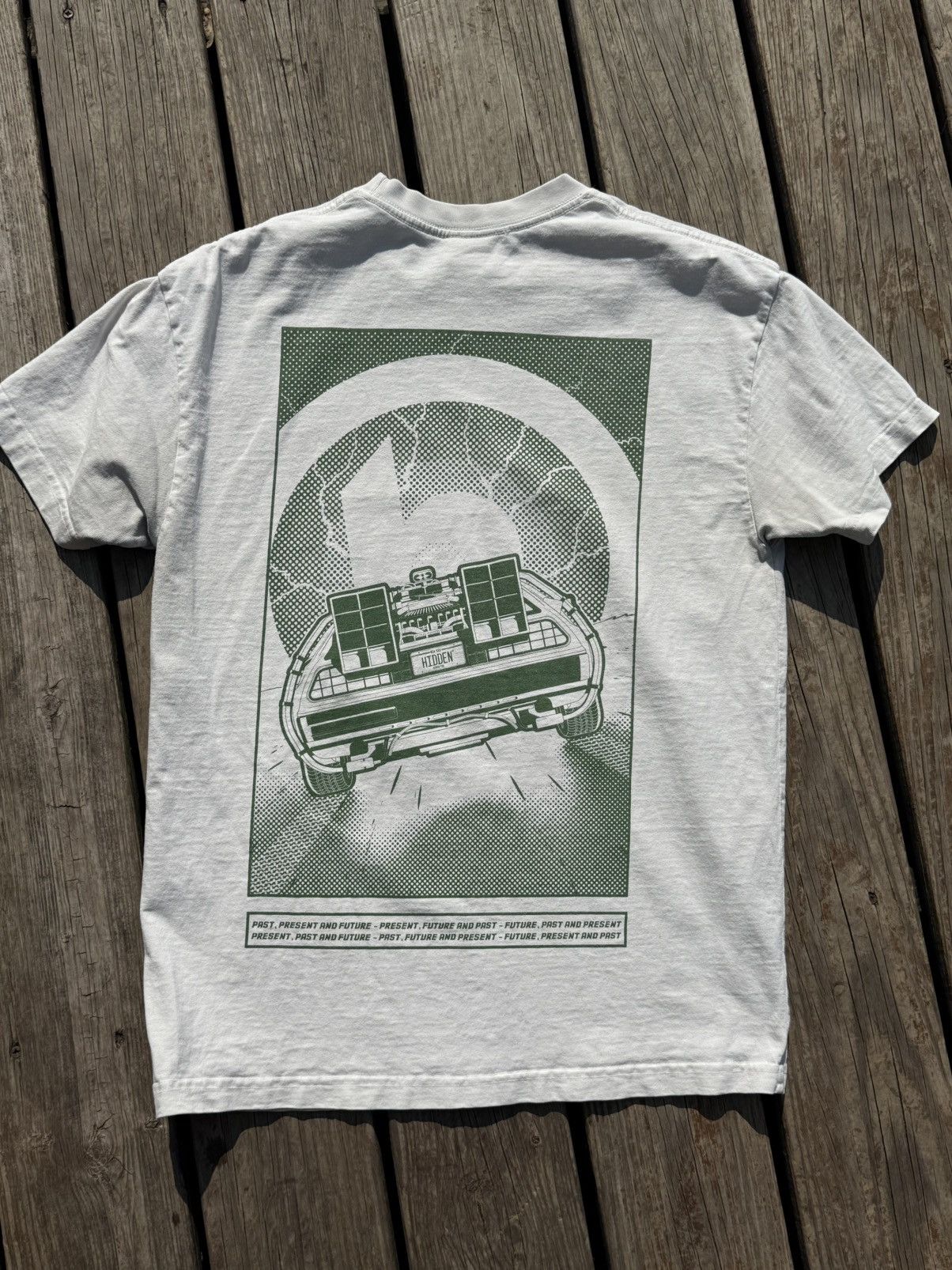 Hidden Ny Back To The Future T Shirt Cream