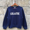 Vintage Jerzees College Crewneck Sweatshirt