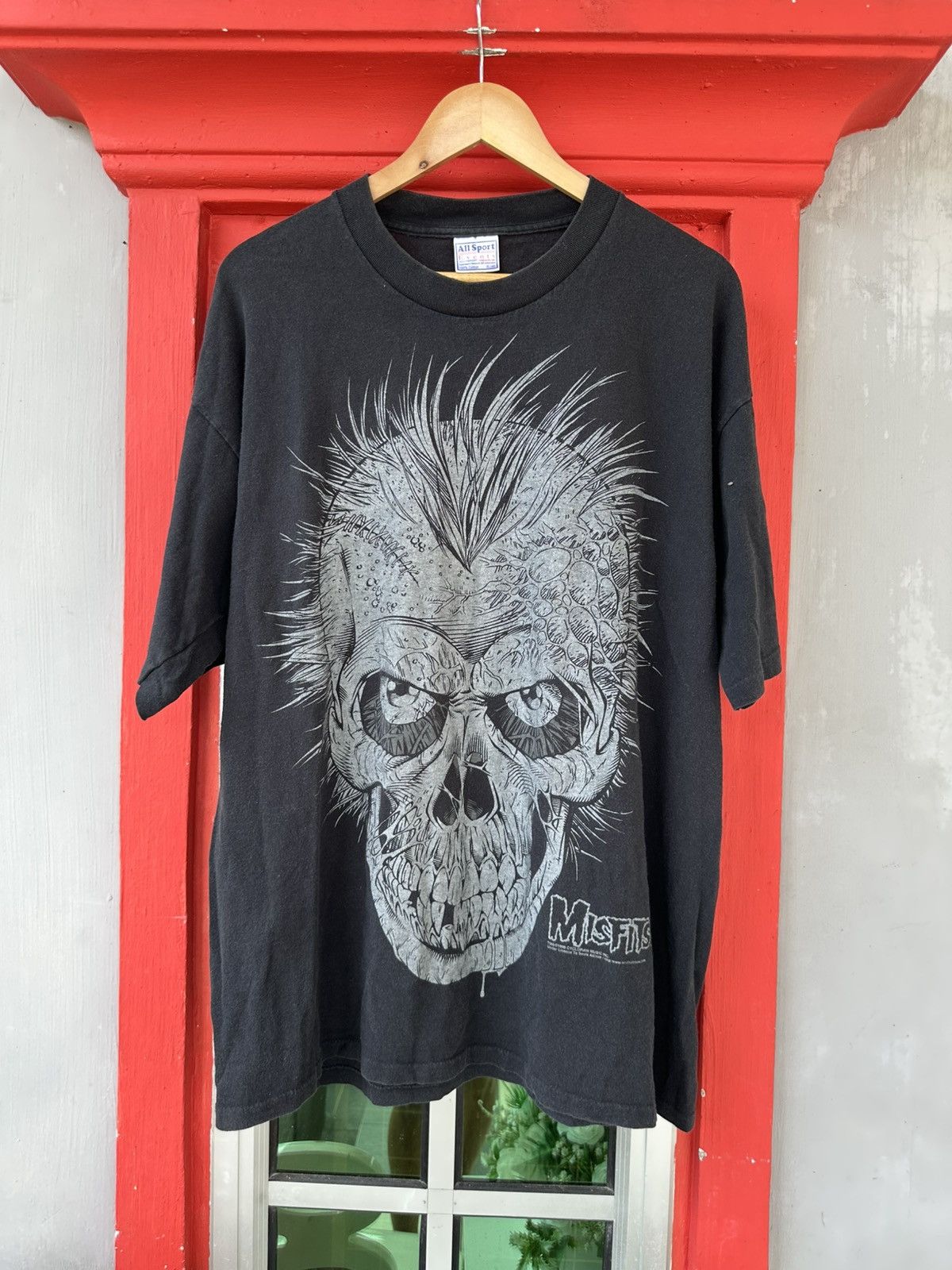 Misfits Rare Vintage 90s Misfits 2000 Band Tee Hoodie, Sweatshirt | FlexRushtees.com