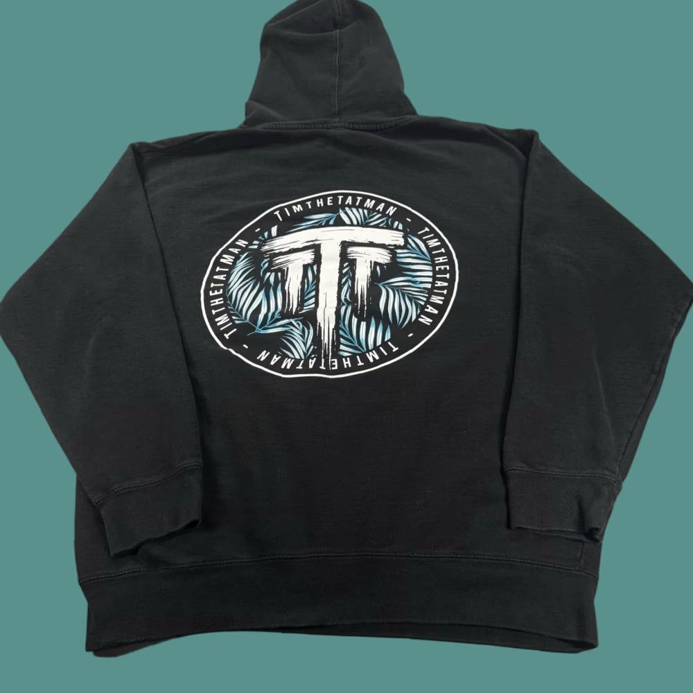 Vintage Tim The Tatman Hoodie Adult Large Black Gaming Streamer Fortnite Twitch Yt Pullover Hooded S