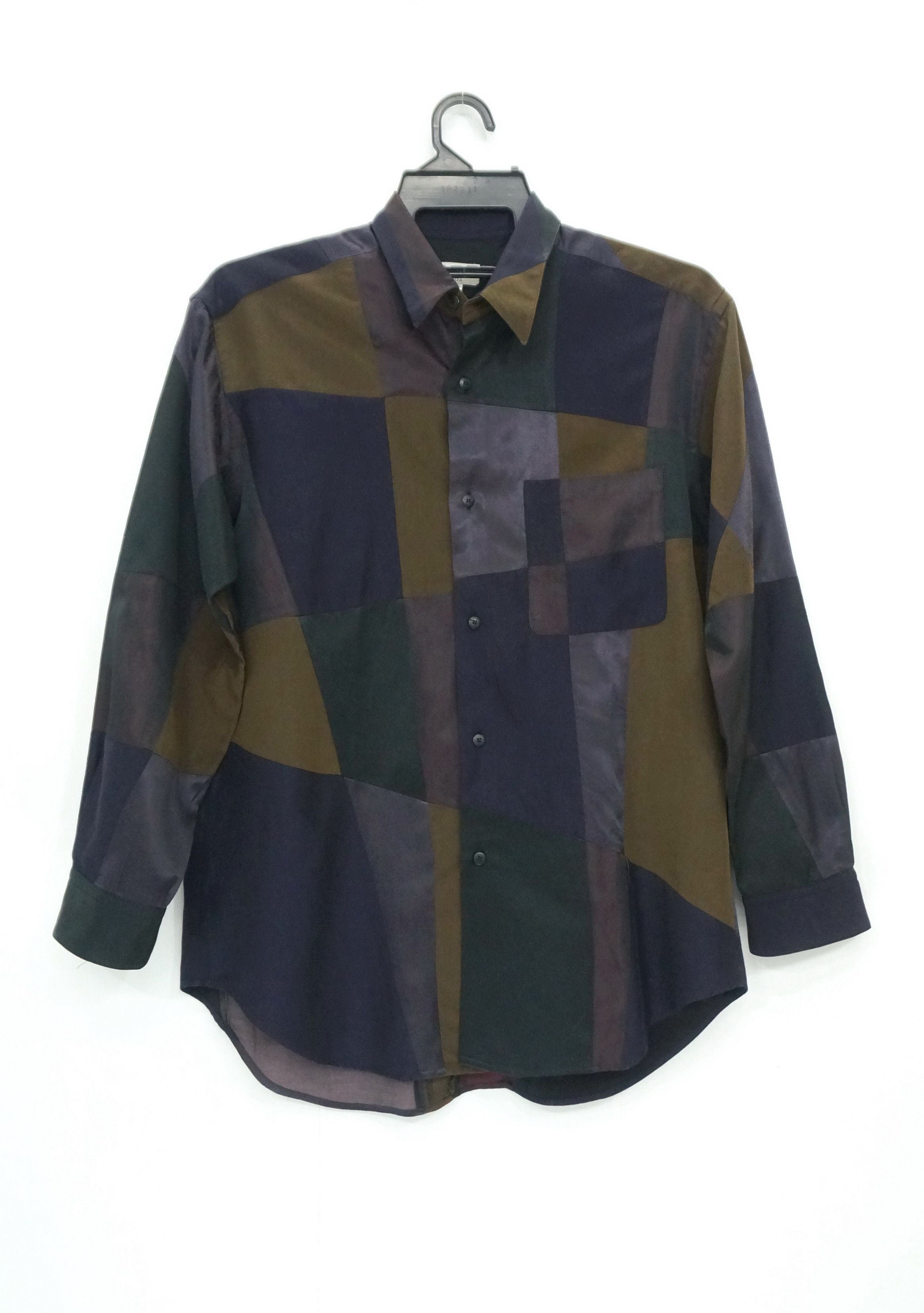 Vintage Rare 90s Ficce Razza Vintage Patchwork Ls Shirt Japan Hoodie, Sweatshirt | FlexRushtees.com