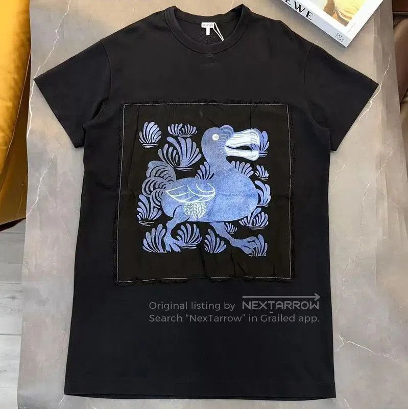 Loewe Black Cotton Summer T Shirt Hoodie, Sweatshirt | FlexRushtees.com