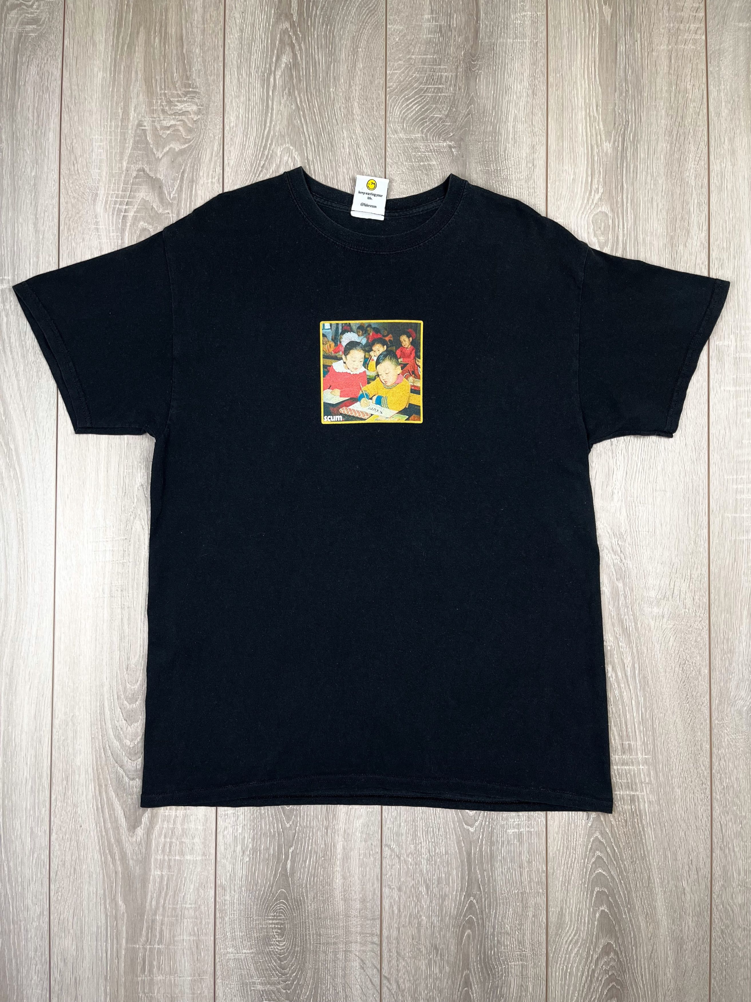 Other Fake Scum Korean Children Logo T Shirt Size L Hoodie, Sweatshirt | FlexRushtees.com