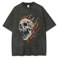 Vintage The Burning Head Vintage Design Printed Tee Hoodie, Sweatshirt | FlexRushtees.com