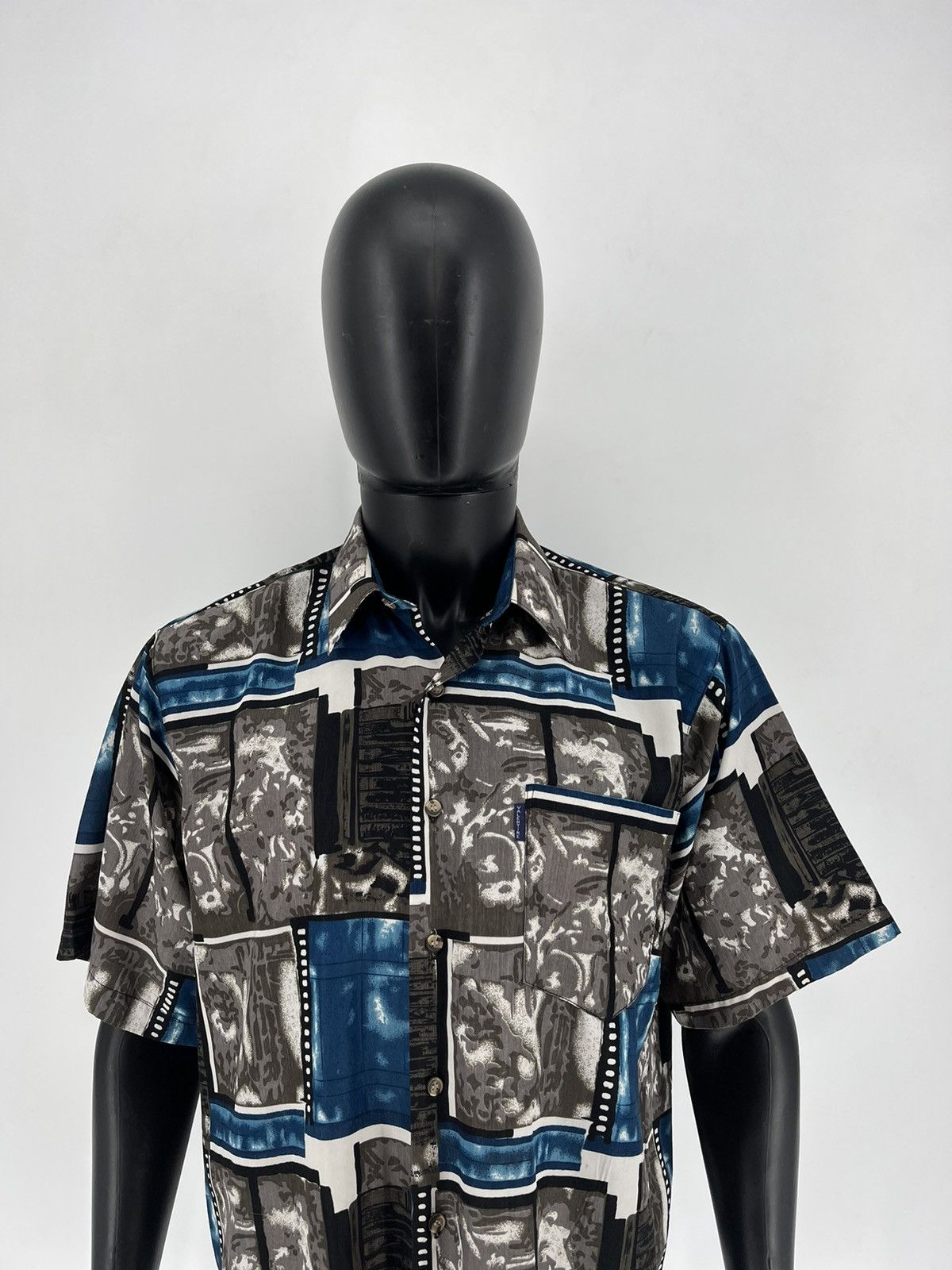 Vintage Valentine Crazy Aloha Joe Hawaiian Shirt Beach