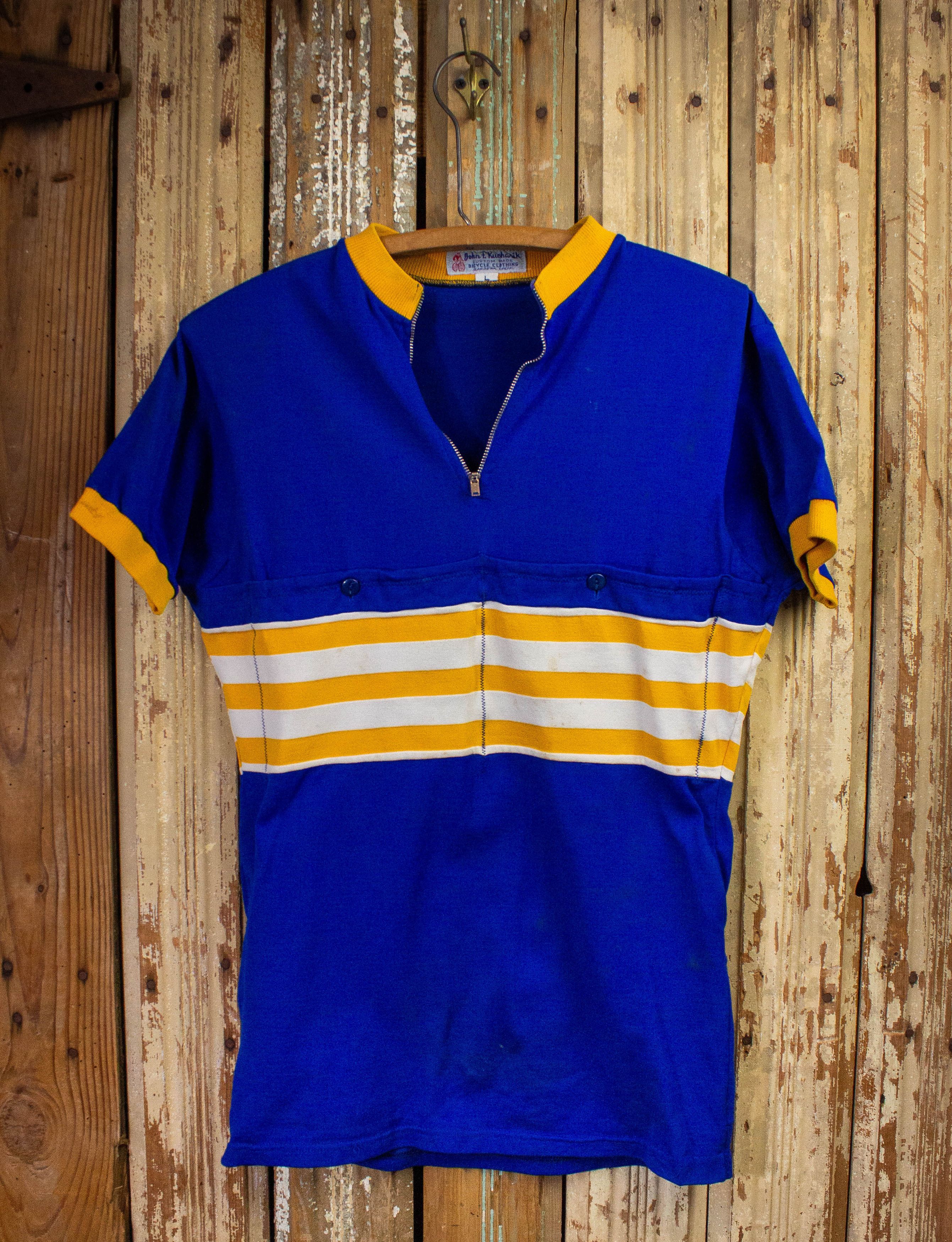 Vintage John F Kucharik Bicyclist Shirt 60s