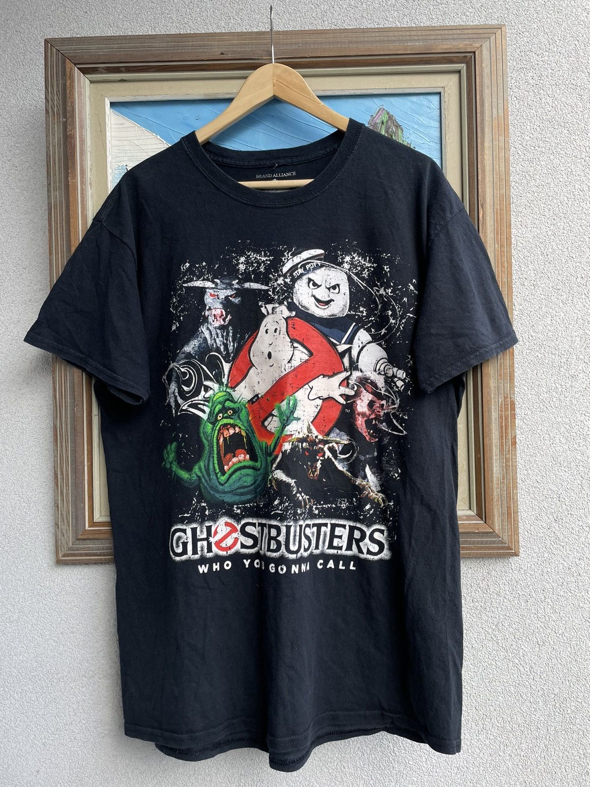 Vintage Y2k Ghostbusters Movie Tee Rare Print Streetwear