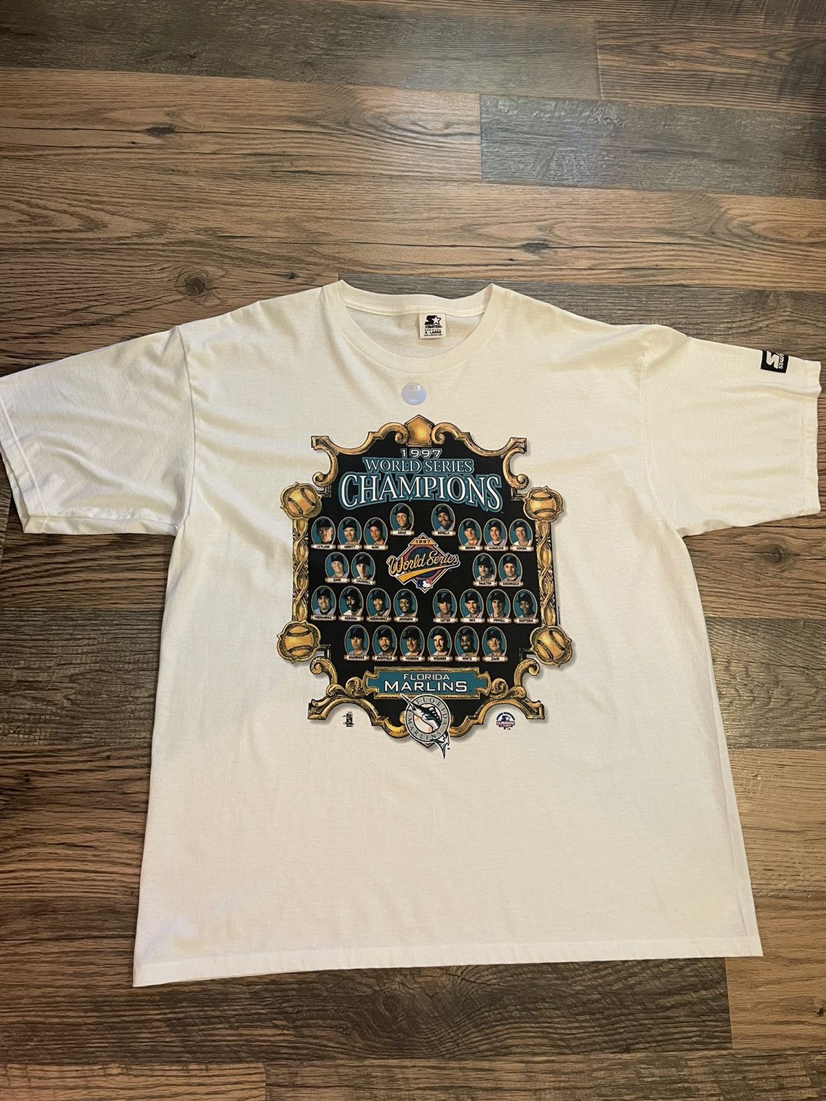 Starter X Vintage 1997 Vintage Starter Florida Marlins World Series Tee