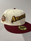 Mlb X New Era 1515 Diallo Arizona Diamondbacks Script Off White 2tone 3 8