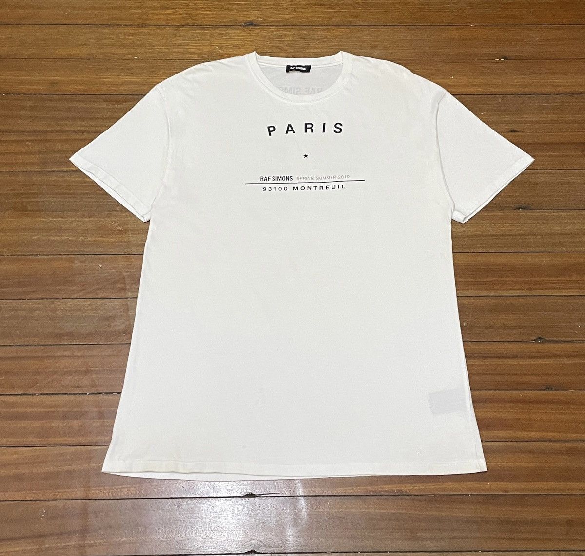 Raf Simons Rare Brand Raf Simons Oversized T Shirt Spring Summer 2019