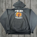 Vintage Terminator 2 T2 3d Hoodie Pullover Mens Extra Large Black Universal Studios