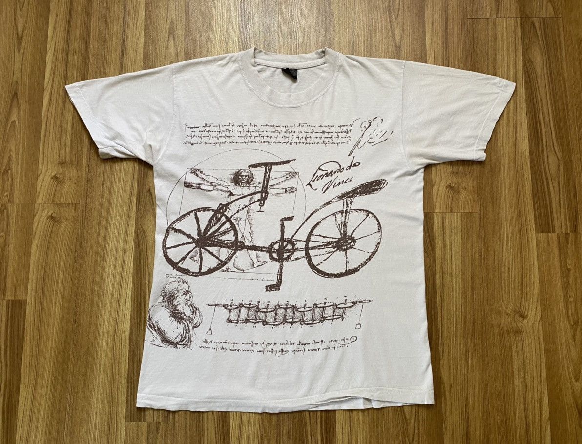 Vintage Leonardo Da Vinci Art T Shirt Tee Y2k Hoodie, Sweatshirt | FlexRushtees.com