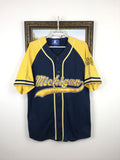 Starter Vintage 90 S Starter Michigan Wolverines Baseball Jersey Tee