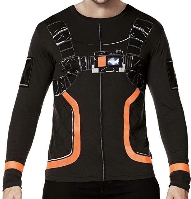 Other Adult Fortnite Dark Voyager Costume Long Sleeve T Shirt