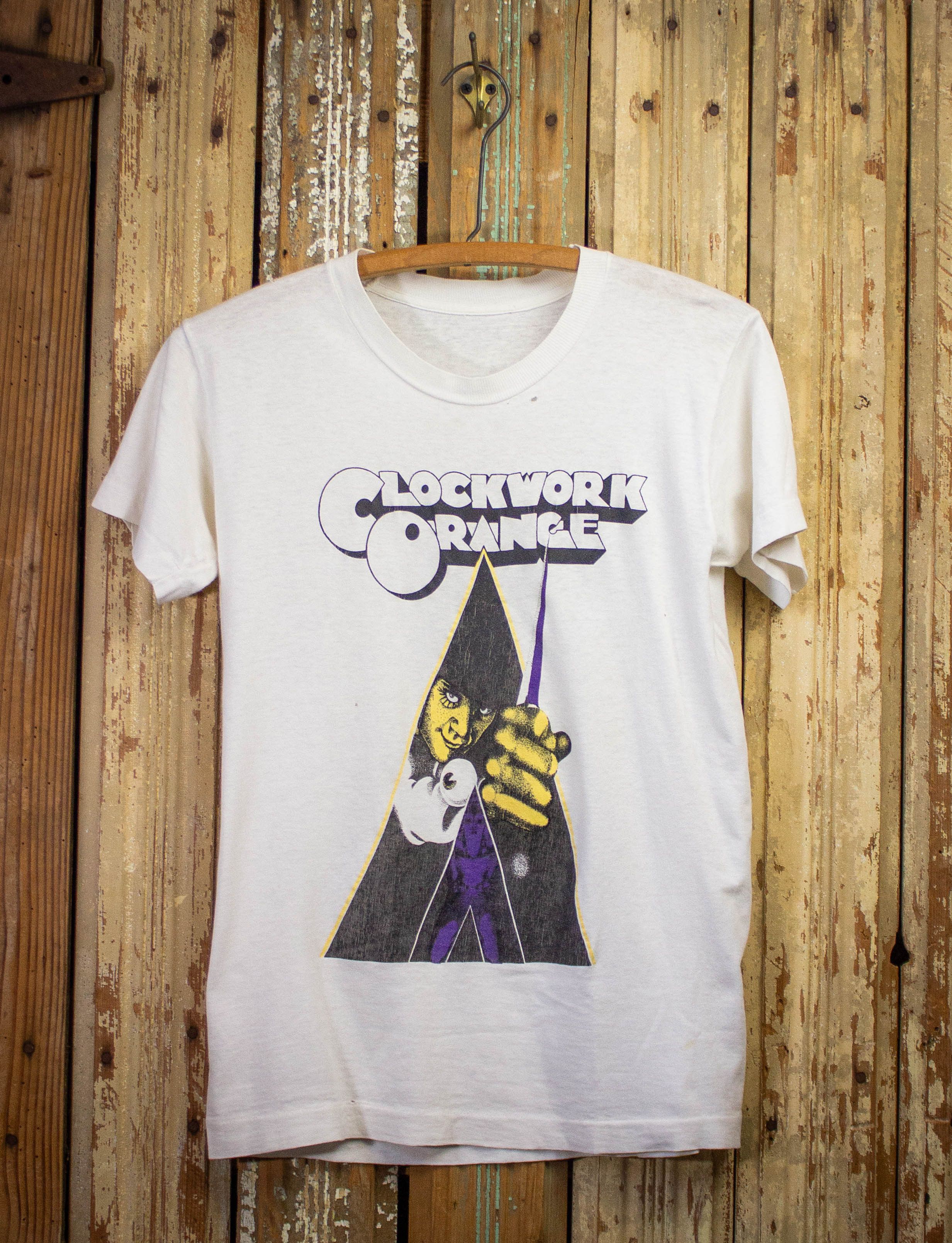 Vintage Clockwork Orange Graphic T Shirt 80s