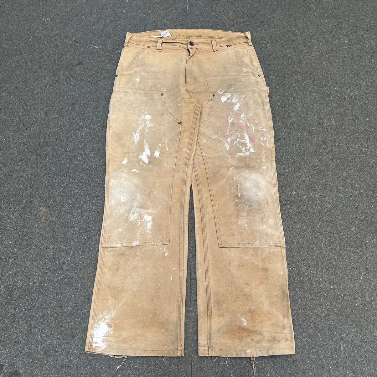 Vintage Carhartt Double Knee Eb136 Brn