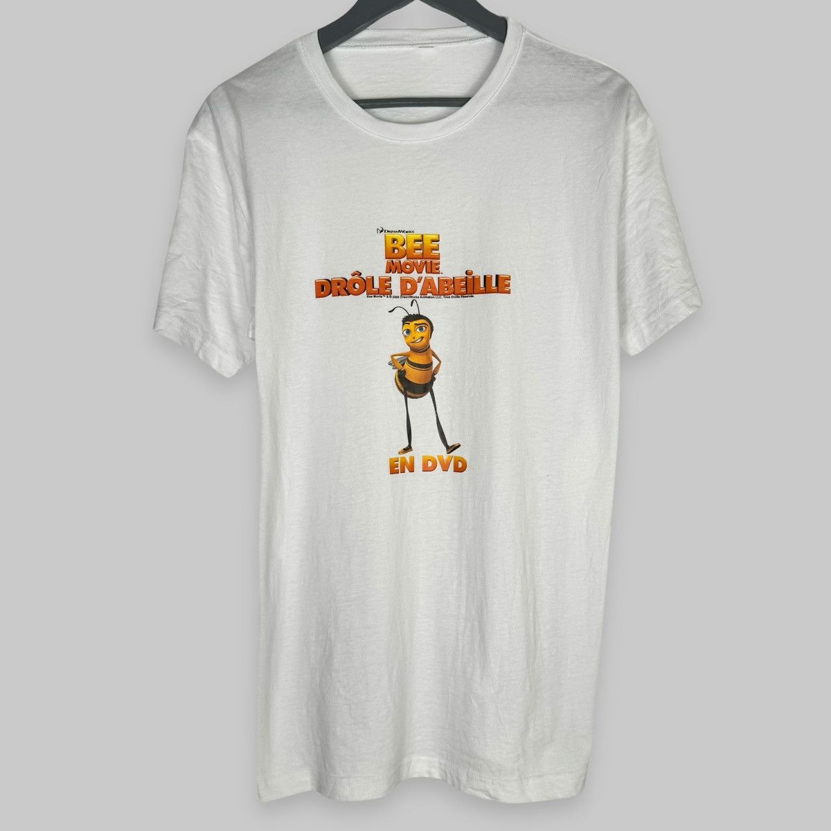 Vintage Early 00s Bee Movie Euro French Promo T Shirt Hoodie, Sweatshirt | FlexRushtees.com