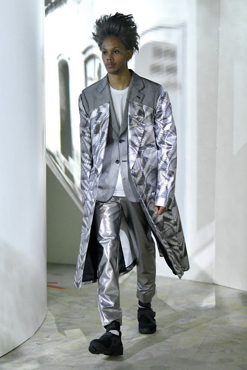 Comme Des Garcons Nwt Ss21 Runway Look 16 Metal Outlaw