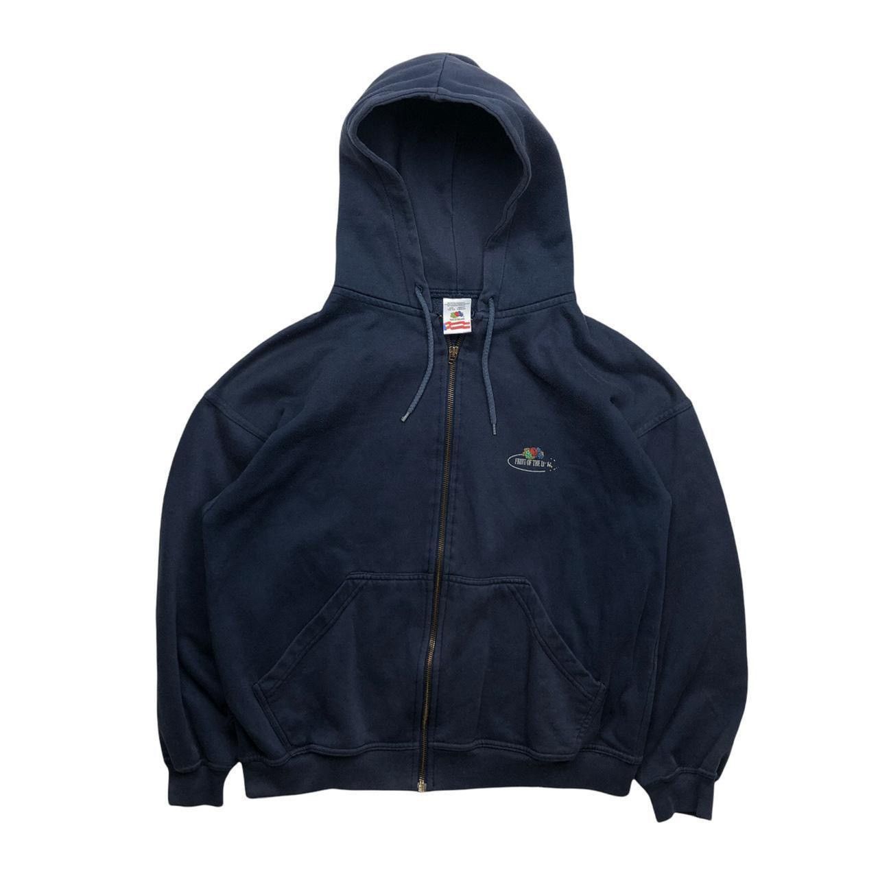 Vintage Fruit Of The Loom Zip Hoodie