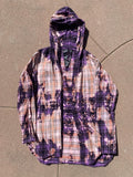 Vlone Rare Bleached Purple Flannel Hoodie