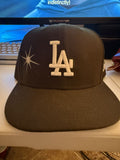 El Ay En Ay El Ay En Dodgers Brown Fitted Size 7 3 4