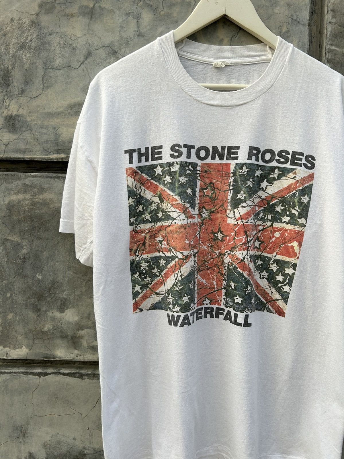 Vintage The Stone Roses Waterfall 90 S Tshirt Hoodie, Sweatshirt | FlexRushtees.com