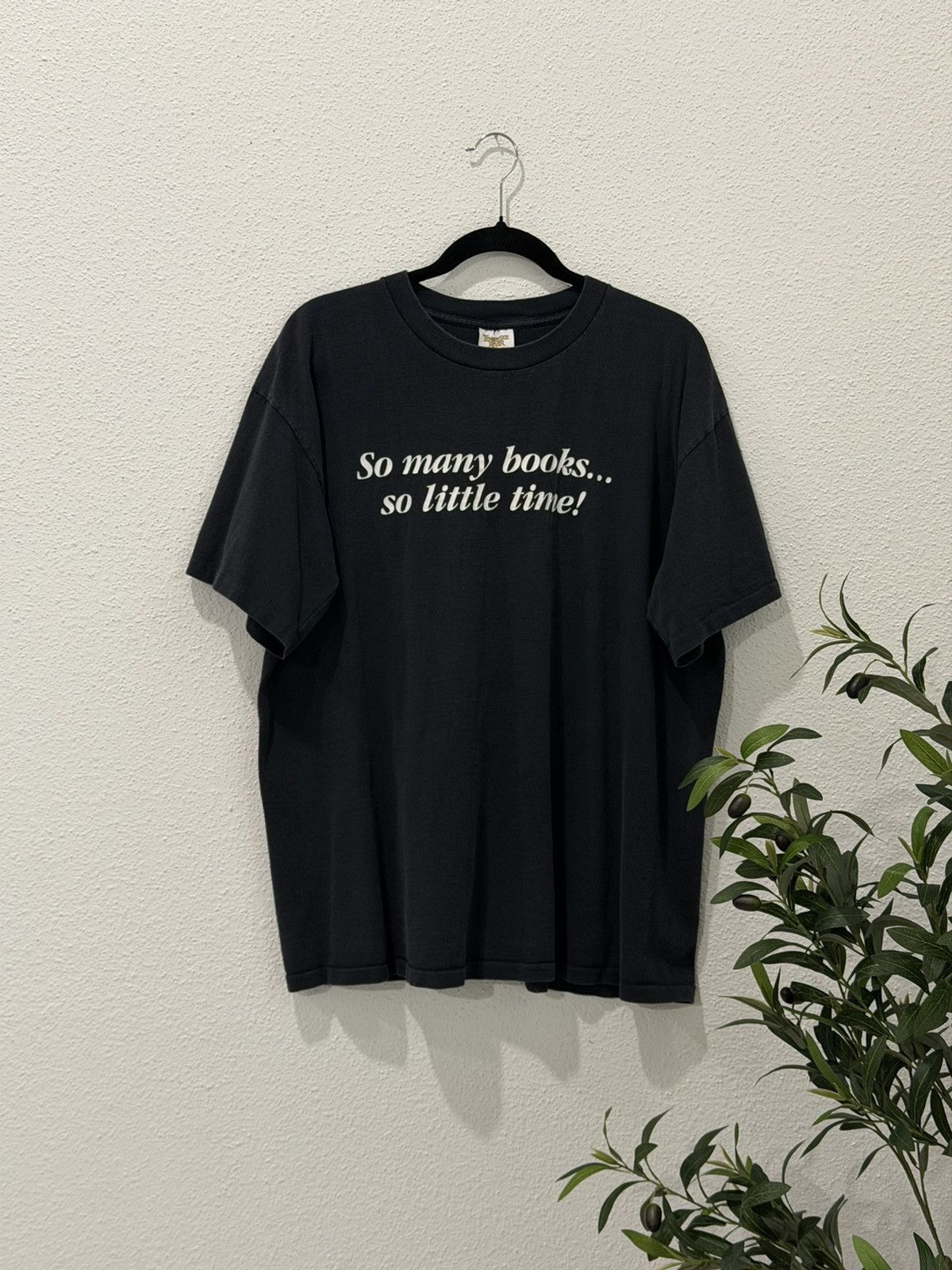 Vintage 90s So Many Books So Little Time Bookworm Quote Tee Hoodie, Sweatshirt | FlexRushtees.com