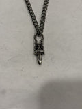 Hearts Chrome Hearts Dagger Pendant Cuban Link Chain Necklace 925 T-Shirts, Hoodie, Sweatshirt | FlexRushtees.com