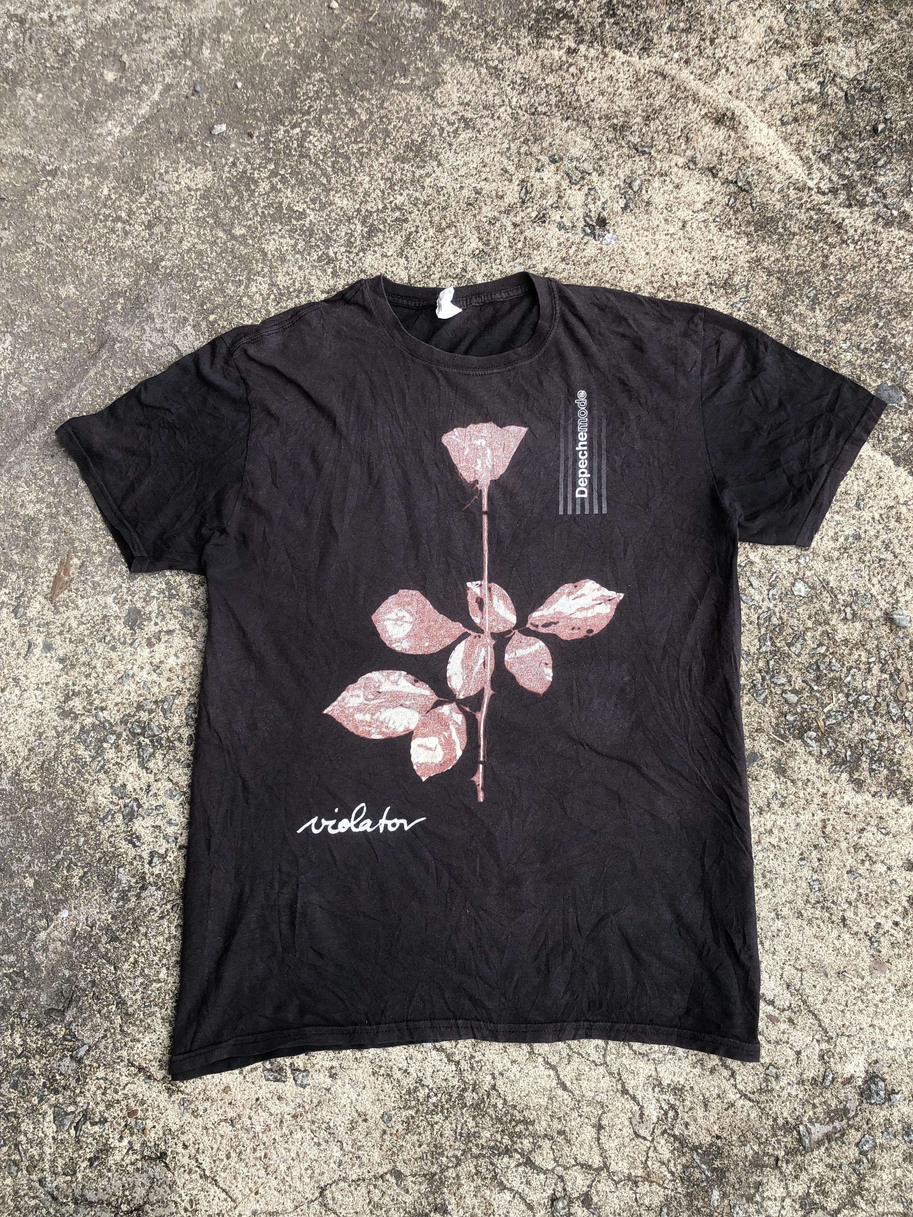 Band Tees Vintage Sunfaded Y2k Depeche Mode Violator Band Tee Hoodie, Sweatshirt | FlexRushtees.com